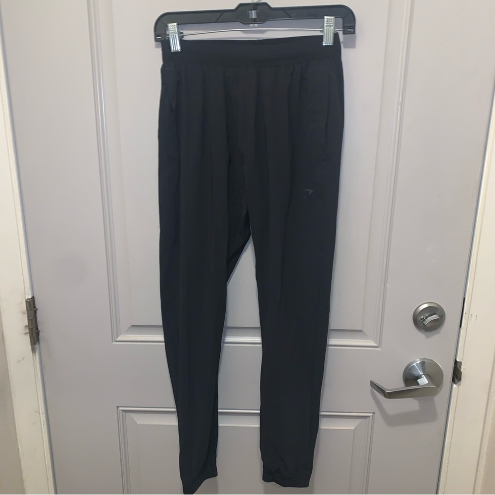Gymshark Women’s Black Drawstring Joggers Size Small Athletic Workout